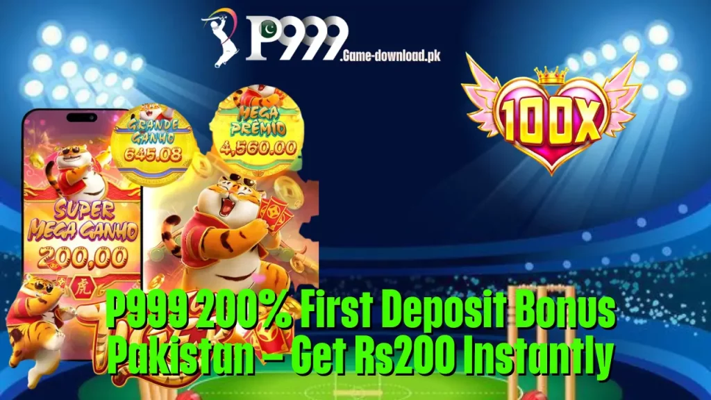 P999 200% First Deposit Bonus Pakistan – Get Rs200 Instantly 3 P999 First Deposit Bonus Pakistan – Get 100% Up to Rs900