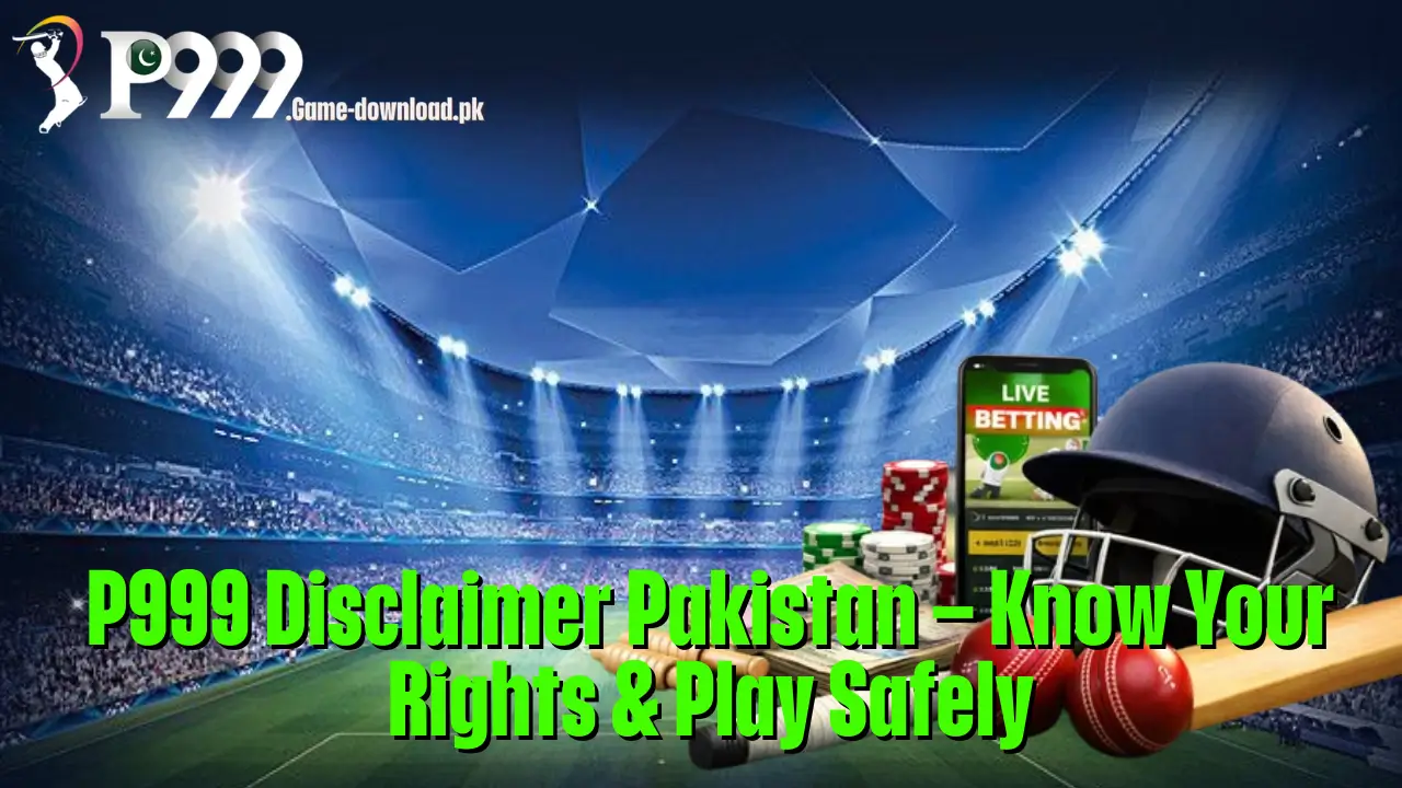 P999 Disclaimer Pakistan – Know Your Rights & Play Safely 1 P999 Disclaimer Pakistan – Know Your Rights & Play Safely